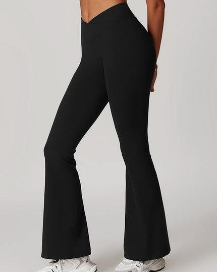 ZASUWA Female Flare V-shape High-waisted Leggings