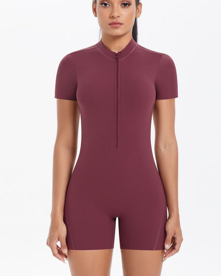 ZASUWA Female Hollow Out Backless Scrunch Bum Push Up Design Romper