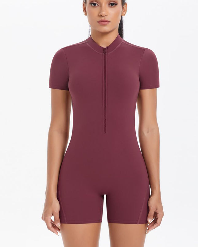 ZASUWA Female Hollow Out Backless Scrunch Bum Push Up Design Romper