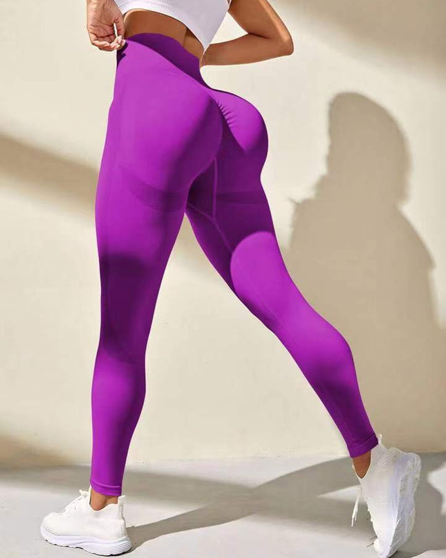 ZASUWA Female Push Up Seamless Scrunch Bum Booty Leggings