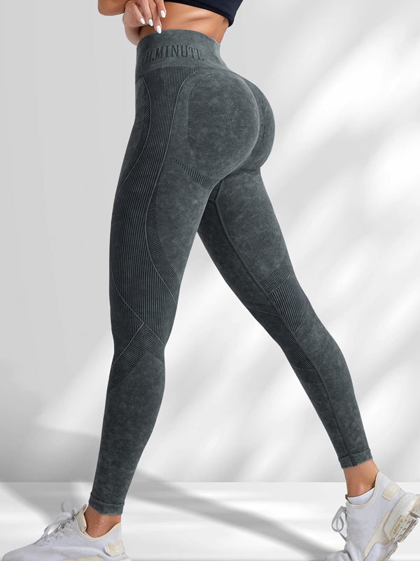 ZASUWA Female Denim Scrunch Bum Hip-lift Leggings