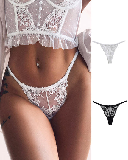 ZASUWA Female Breathble Lace Mesh Panties