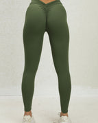 Dark Olive Green / S / Leggings
