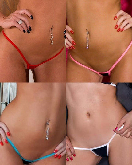 ZASUWA Female Contrast Color T-back Panties