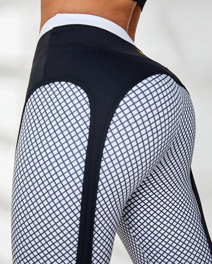 ❤ZASUWA Female Pop Style Contrast Color Leggings