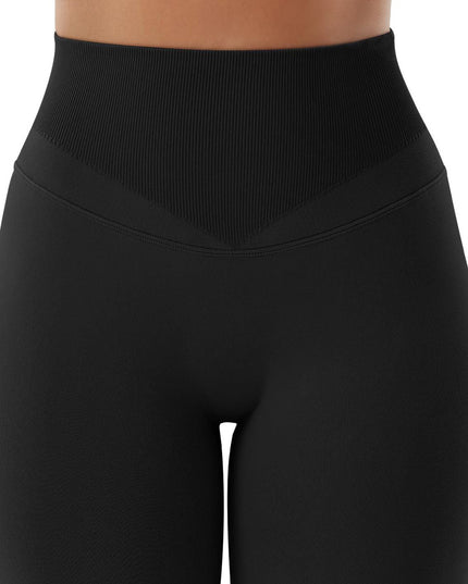 ZASUWA Female High-waisted Seamless Elastic Tight Quick Dry Hip-lift Leggings