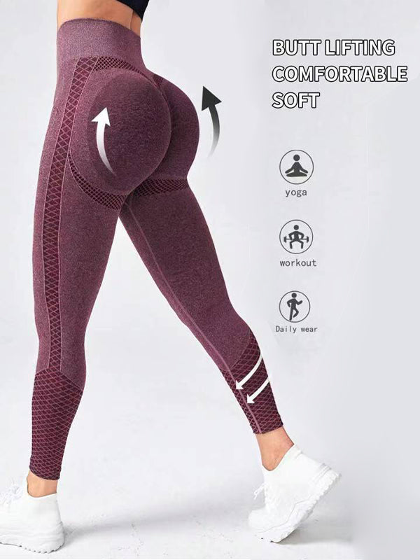 ZASUWA Female Push-up Scrunch Bum Seamless Leggings