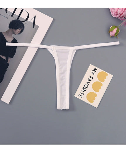 ZASUWA Female Sexy Mesh Print T-Back Panties