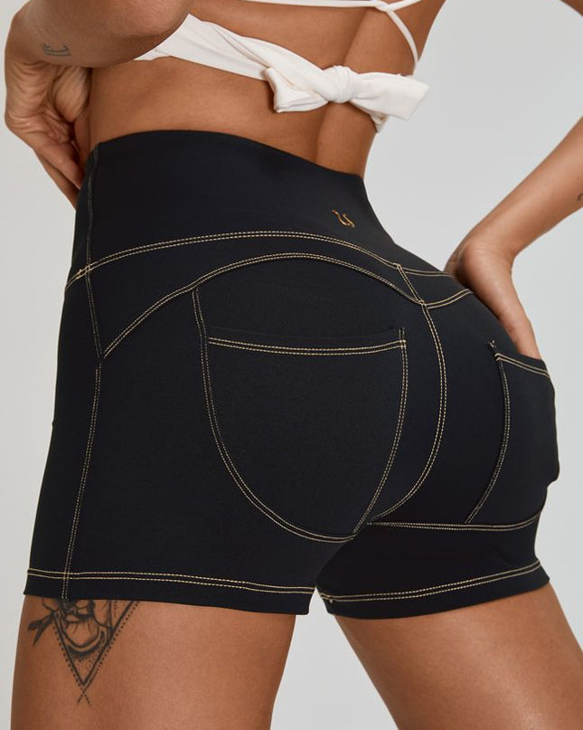 ZASUWA Female Sexy Denim Pocket Quick-dry Shorts