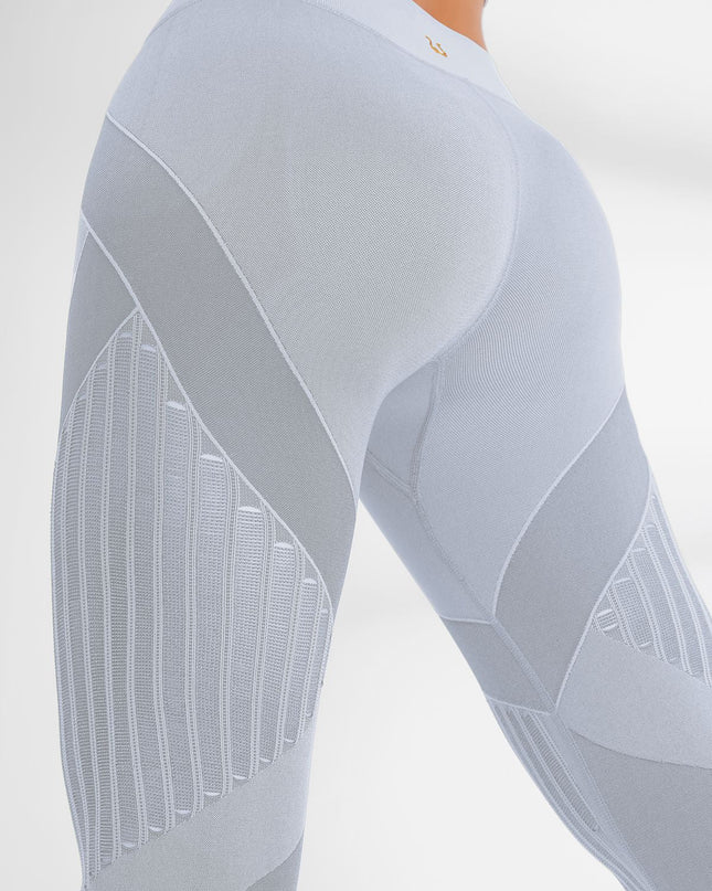 ZASUWA Female Fishnet Knitted Seamless High-waist Tracksuit