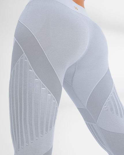 ZASUWA Female High-waist Fishnet Knitted Seamless Leggings