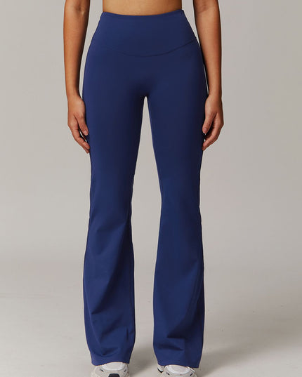 ZASUWA Female Solid Color Flare High-rise Leggings