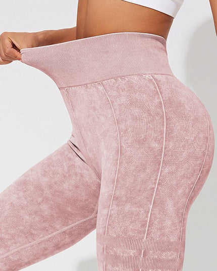 ZASUWA Female Denim Elastic Tight Hip-lift Quick Dry Leggings