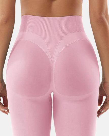 ZASUWA Female High-waisted Seamless Elastic Tight Quick Dry Hip-lift Leggings