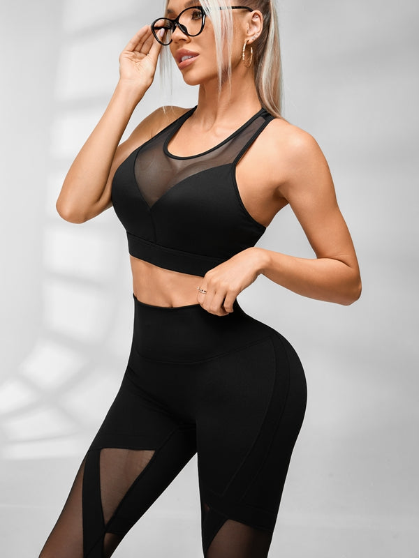ZASUWA Female Sexy Sheer Mesh Hip-lift Leggings
