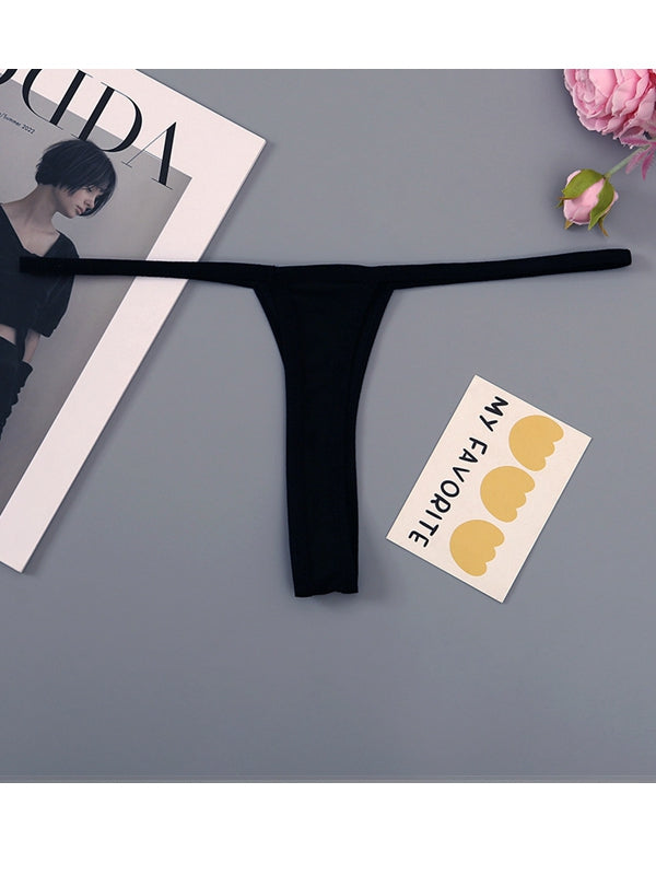 ZASUWA Female Sexy Mesh Print T-Back Panties