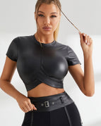 Black / S / Short Sleeves