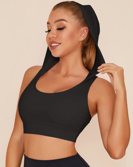 ZASUWA Female Solid Color Hooded Vests