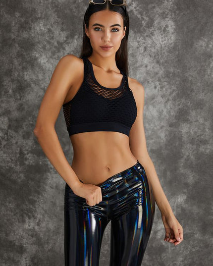 ZASUWA Female High Impact Shockproof Faux Leather Sportswear