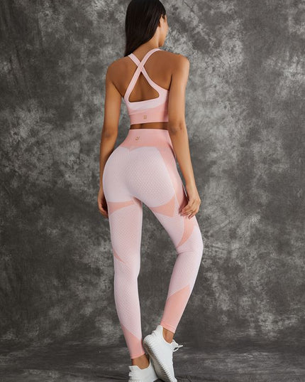 ZASUWA Female 3 Pieces Long Sleeve Zippers Fitness Sportswear