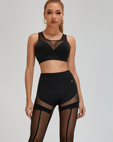 🖤ZASUWA Female Super Sexy Unique Mesh Hip-lift Tracksuit