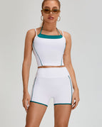 White / S / Shorts+Bras