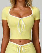 Yellow / S / Short Sleeves