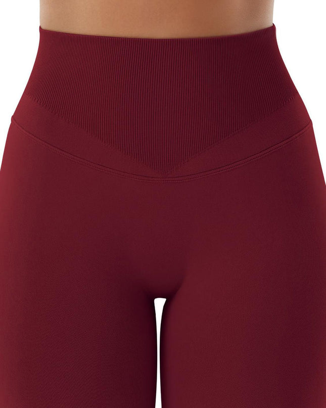 ZASUWA Female High-waisted Seamless Elastic Tight Quick Dry Hip-lift Leggings