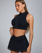 Black / S / Skirts+Bras