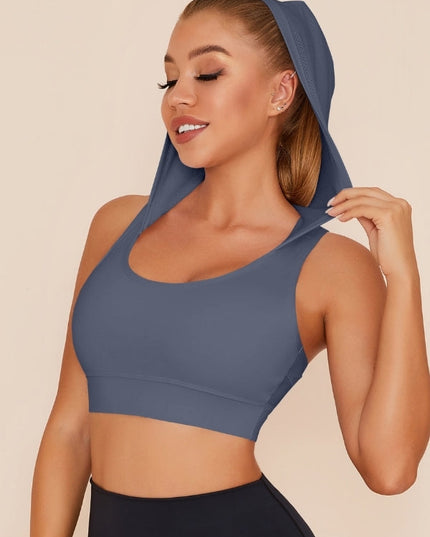 ZASUWA Female Solid Color Hooded Vests