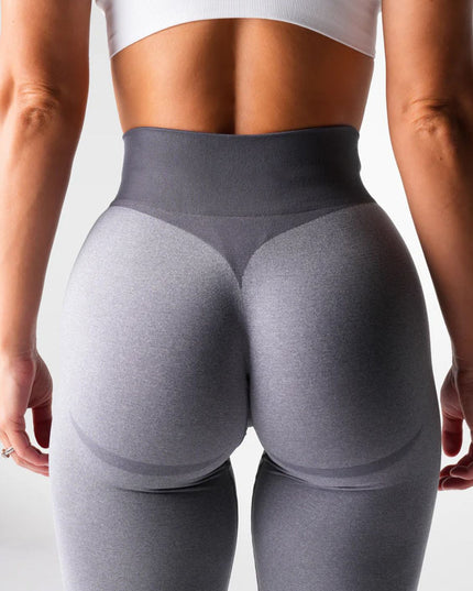 ZASUWA Female Corset Contrast Color Elastic Tight Quick Dry Hip-lift Leggings