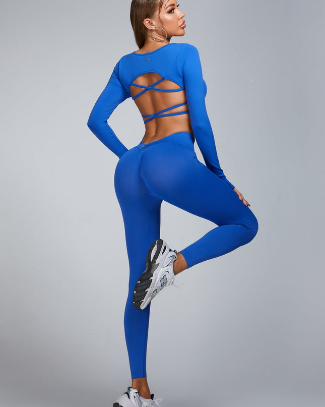 ZASUWA Female Cross Back Thumbhole Long Sleeves