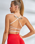 White / S / Sports Bra