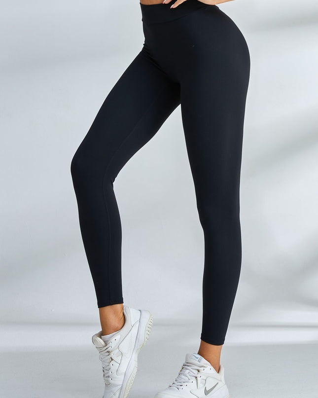 ZASUWA Female Scrunch Bum Deep V Back Leggings