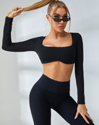 Black / S / Long Sleeves+Leggings