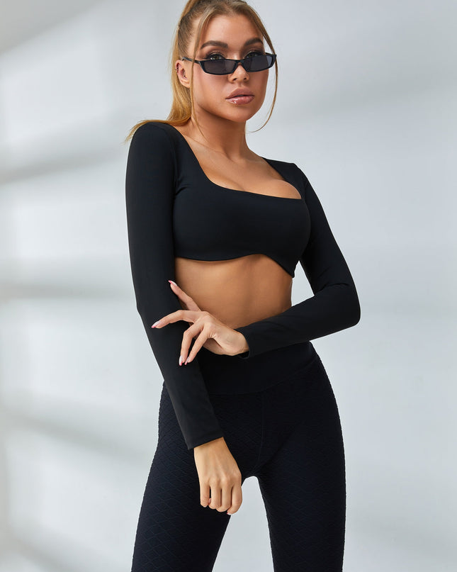 ZASUWA Female Solid Color With Chest Long Sleeves