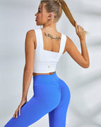 Blue / S / Sports Bras+Leggings