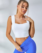 White / S / Sports Bras