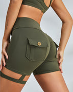 Shorts / Dark Sea Green / S