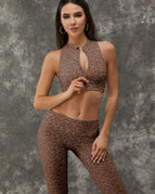 Saddle Brown / Bras+Leggings / S