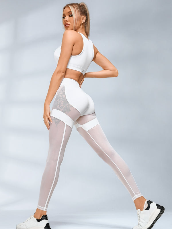 ❤ZASUWA Female Super Sexy Unique Mesh Sports Bras