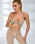 Wheat / S / Bras+Leggings