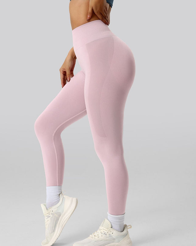 ZASUWA Female Quick-dry Seamless Hip-lift Scrunch Bum Leggings
