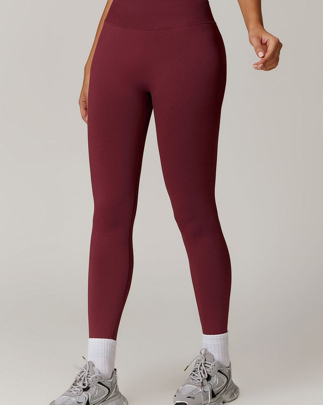 ZASUWA Female Seamless Scrunch Bum High-waisted Booty Leggings