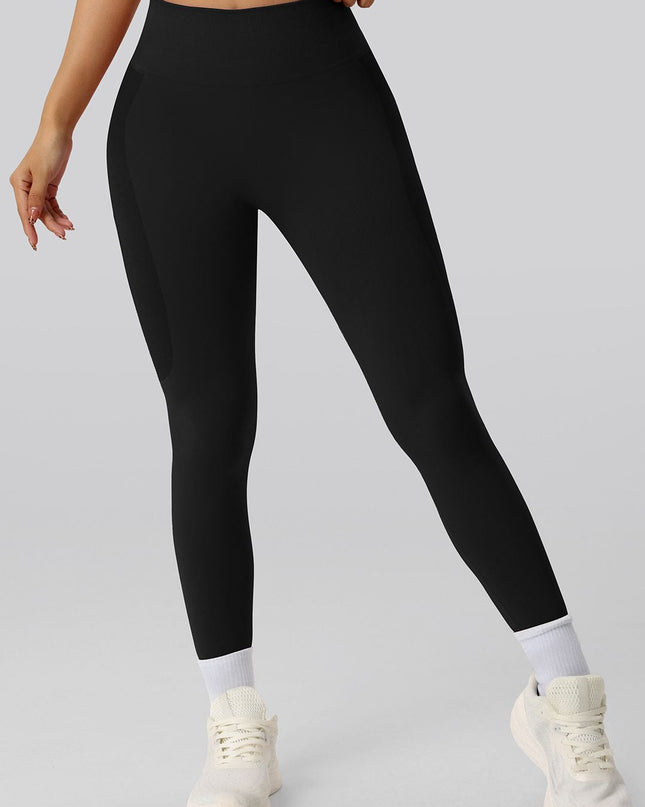 ZASUWA Female Quick-dry Seamless Hip-lift Scrunch Bum Leggings