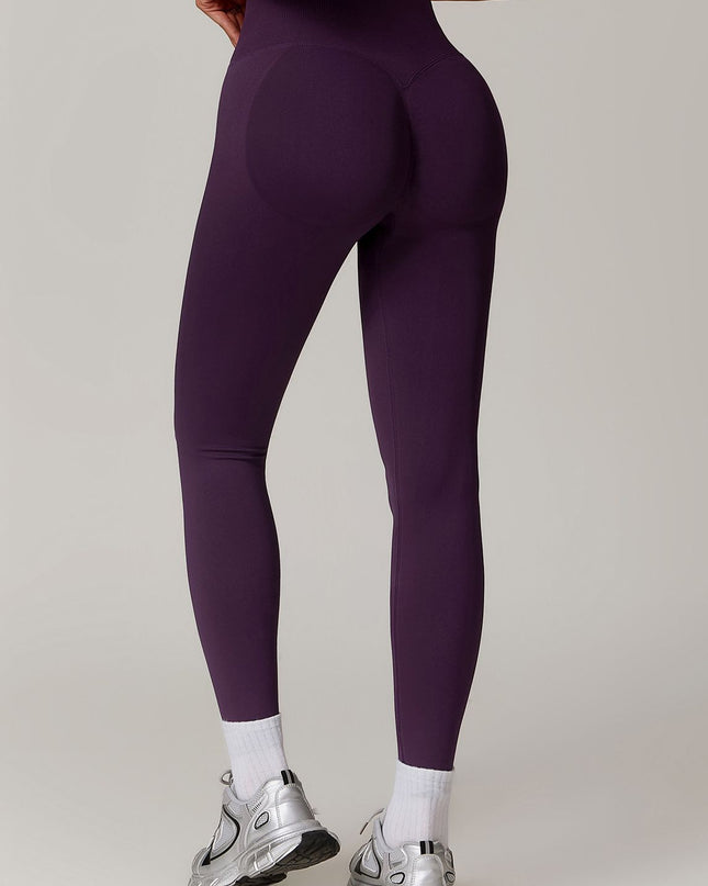 ZASUWA Female Seamless Scrunch Bum High-waisted Booty Leggings