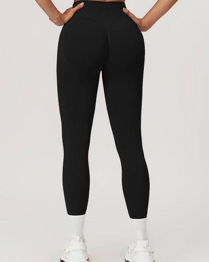 ZASUWA Female Seamless Scrunch Bum High-waisted Booty Leggings