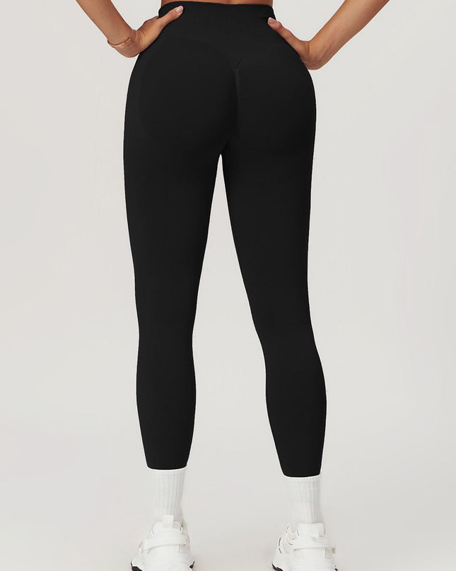 ZASUWA Female Seamless Scrunch Bum High-waisted Booty Leggings