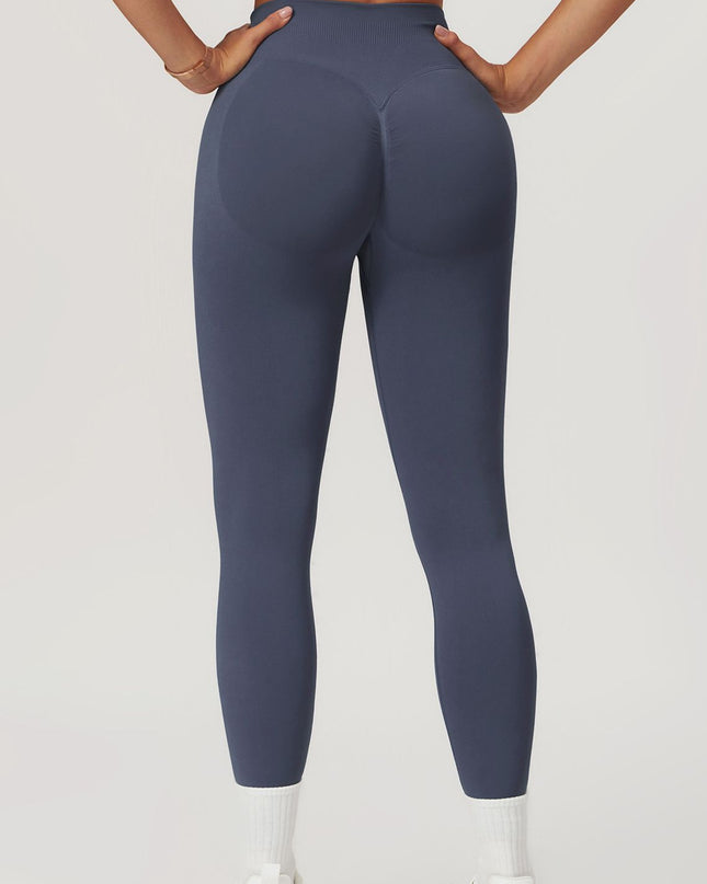 ZASUWA Female Seamless Scrunch Bum High-waisted Booty Leggings