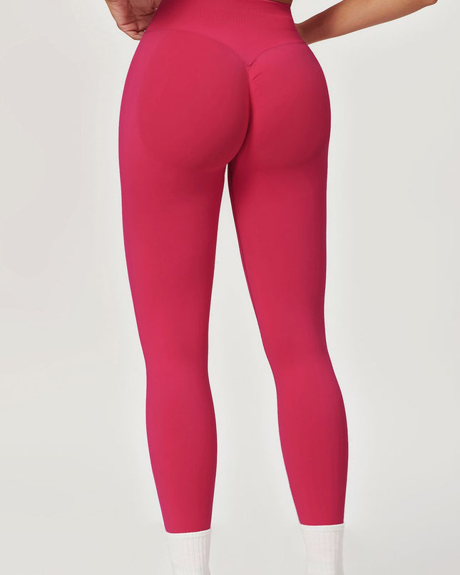 ZASUWA Female Seamless Scrunch Bum High-waisted Booty Leggings